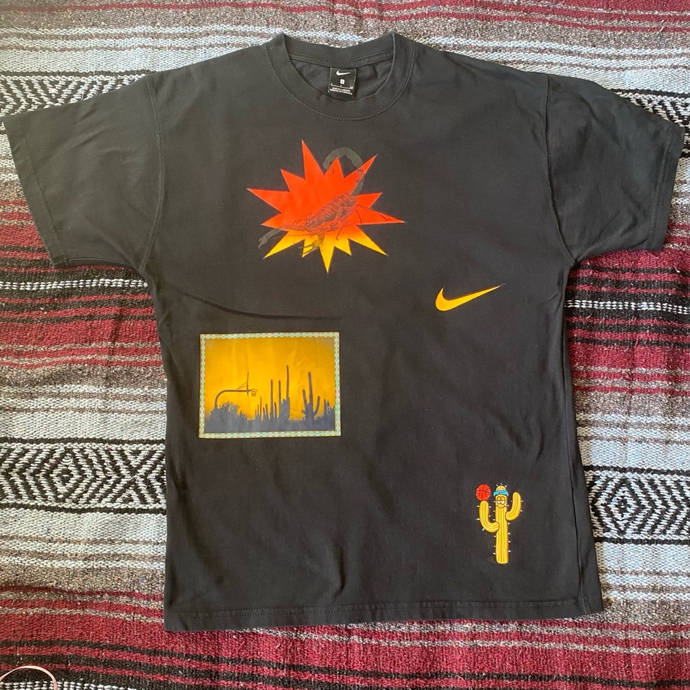 Nike Basketball Exploration Series featuring suns saguaro cactus black Small